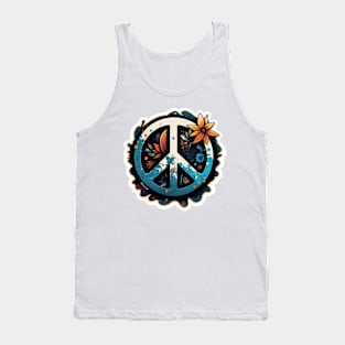 PEACE Sticker NEW #3 Tank Top
